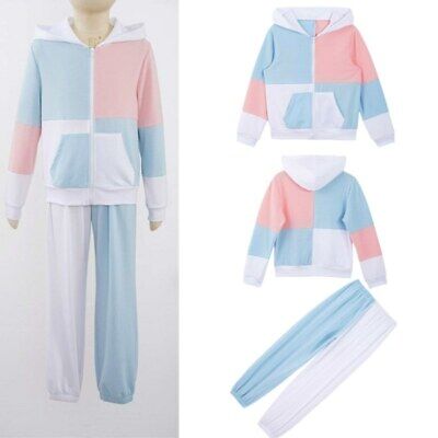 Kids Girls Tracksuit Long Sleeve Jogger Set Hooded Outerwear Hoodie Pants Outfit