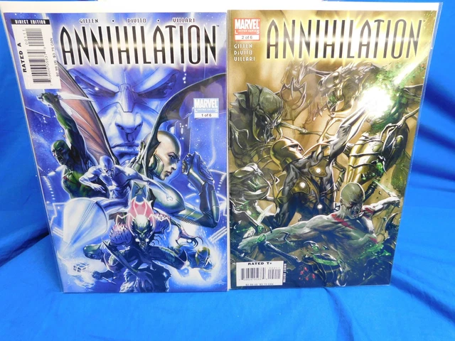 Marvel 2006 ANNIHILATION Comic Book Issue # 1 & 2 (of 6 Part Series) VF/NM