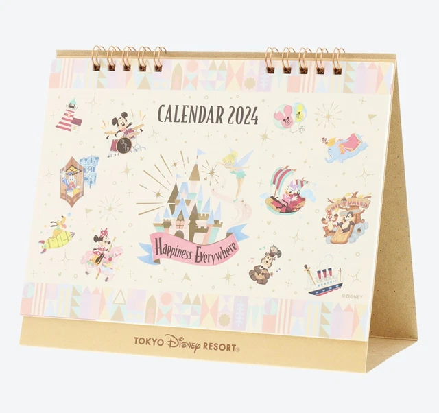 JAPAN TOKYO DISNEY Resort Calendar 2024 Mickey Minnie New limited
