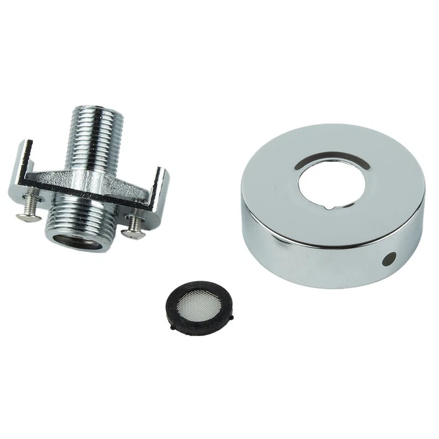 Adattatore Rubinetto Doccia da Parete 18/24mm Regolabile Angolo Rame Curvo Foot