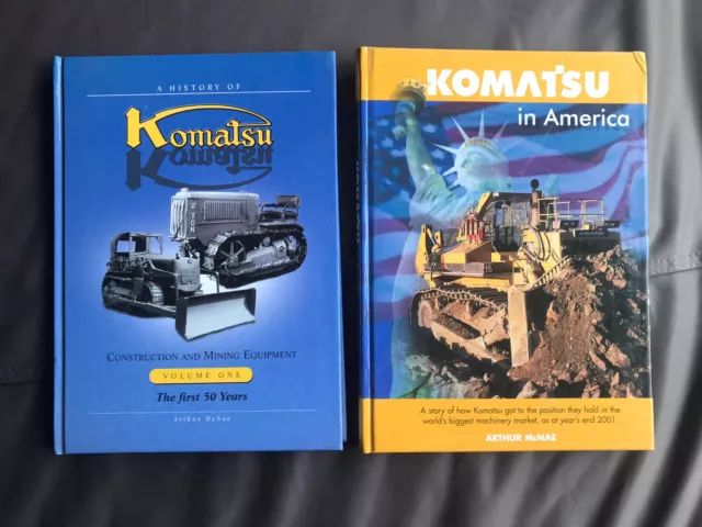 History of Komatsu & Komatsu in America Earthmoving Construction Books