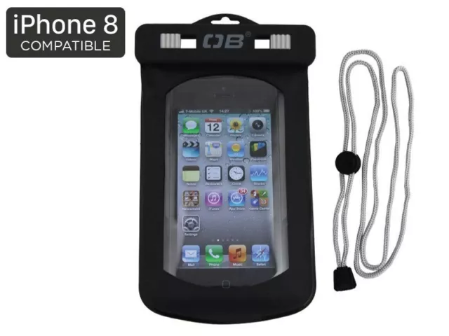 Small Phone Case 100% Waterproof OverBoard Black Or Aqua Protection Secure