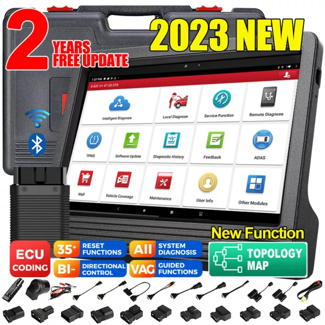 2024 LAUNCH X431 PRO3S+ V+ PRO 4.0 Outils diagnostic Codage ECU Système Complète