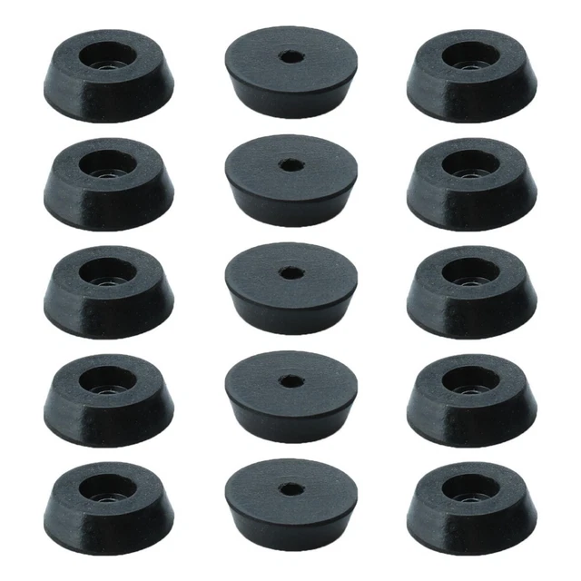 15 Pieds En Caoutchouc Noir Pour Meubles - Diamètre 18 Mm - Lot Neuf Uxcell