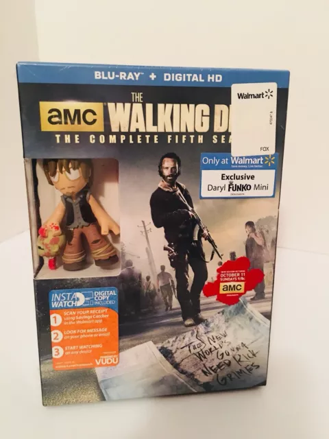 The Walking Dead The Complete Fifth Season Walmart Exclusive Daryl Funko Mini