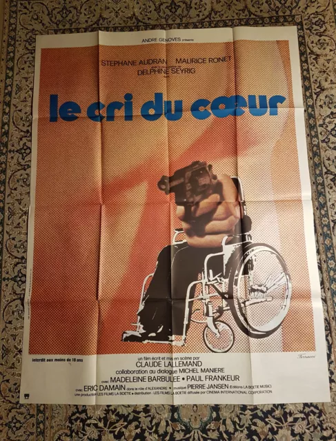 Affiche Cinema - 120x160cm- LE CRI DU COEUR- 1974 - RONET FERRACCI