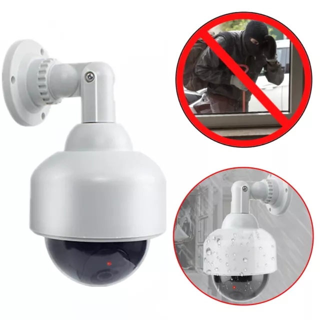 Dummy Kamera Attrappe mit Objektiv Speed Dome mit blinkender LED hochwertig