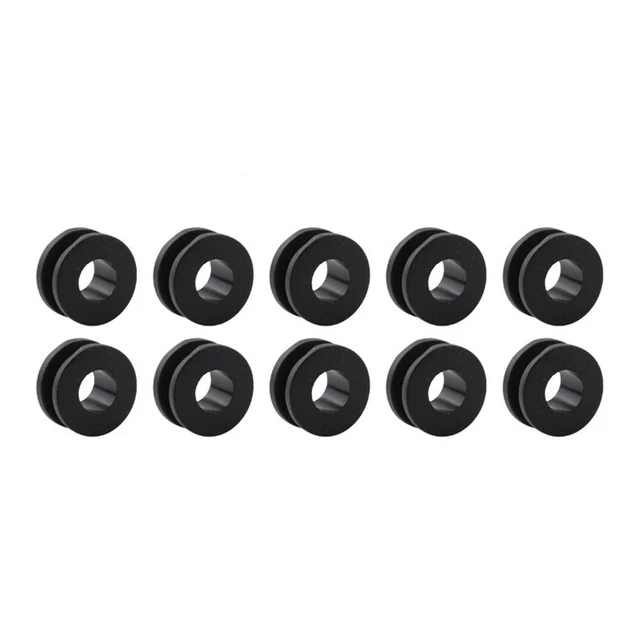 Precisely Designed M6 Motorcycle Side Cover Rubber Grommets Pack of 10