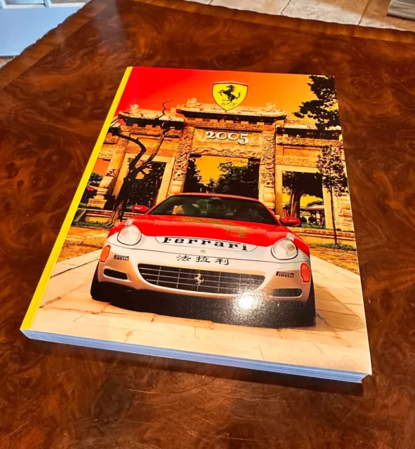 Ferrari 2005 Annual Yearbook Formula 1 Large Glossy Book English Italian FINE