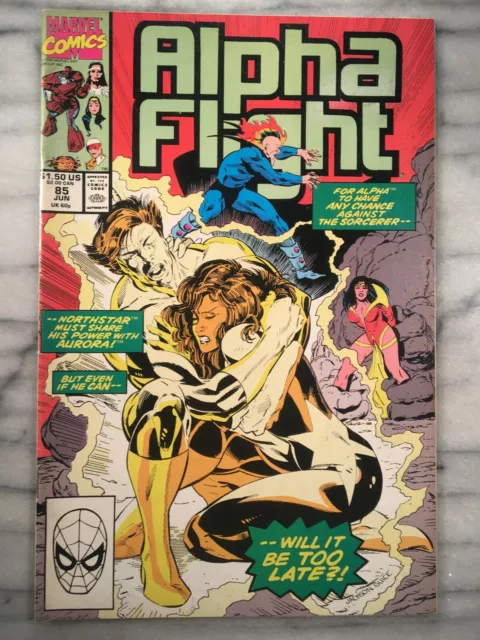 Alpha Flight #85 (1990-Marvel) **High+ grade**