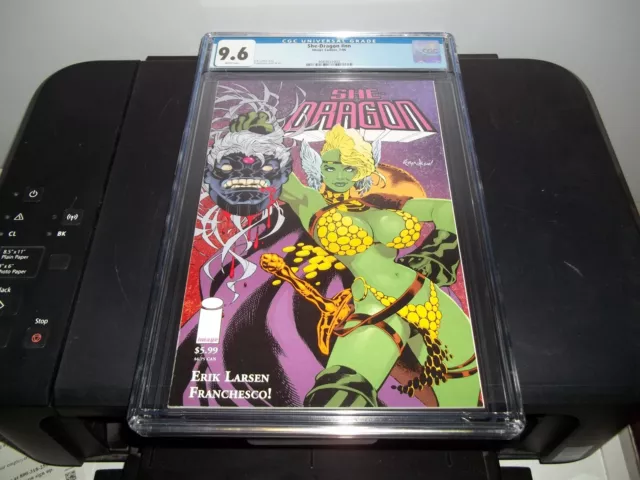 SHE-DRAGON 1 #nn CGC 9.6 NM  1st Print One-Shot Savage Dragon Franchesco  HTF!!