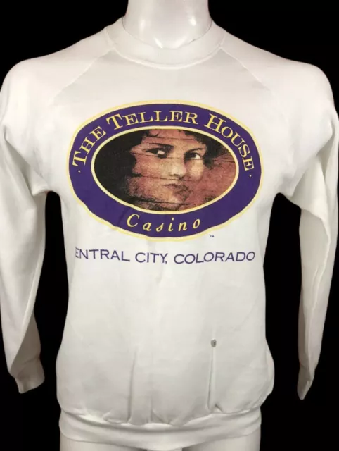 Vintage USA Deadstock Teller House Casino Colorado Large Crewneck Sweatshirt 271