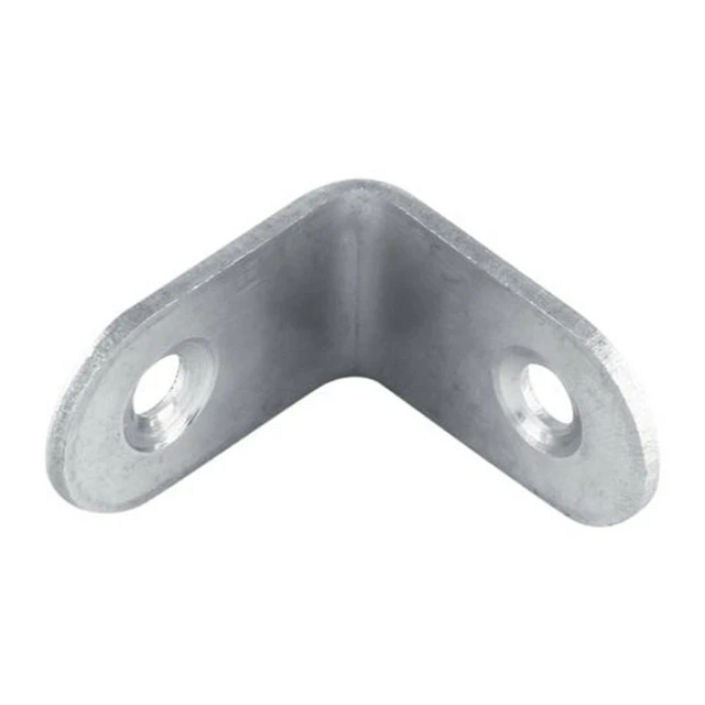 10x CORNER ANGLE BRACE L SHAPE ZINC PLATE METAL BRACKET SHELF JOINT SUPPORT