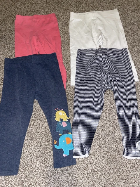 bundle of 4 girls leggings, 12-18 months