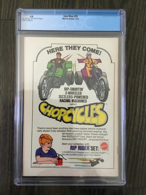 The Invincible Iron Man #55 - CGC 9.0 | 1st Thanos Marvel 1973 2