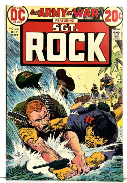 Our Army at War #258 (July 1973 DC) featuring Sgt Rock VF-