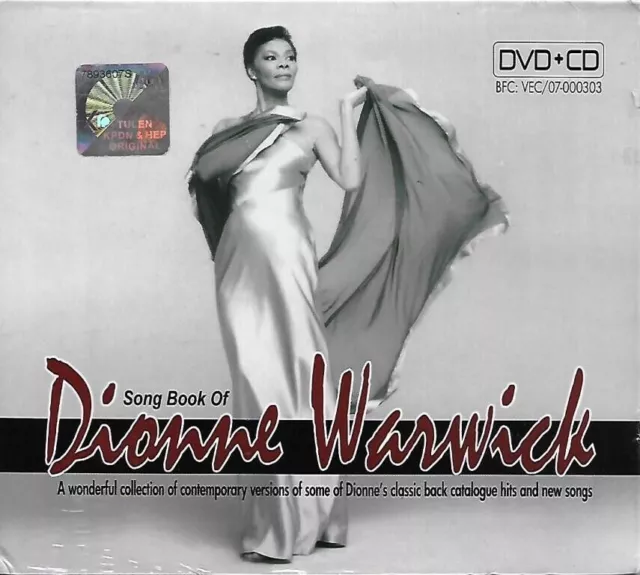 Dionne Warwick Song Book Classic Back Catalogue Hits CD + DVD Region 0 Mint