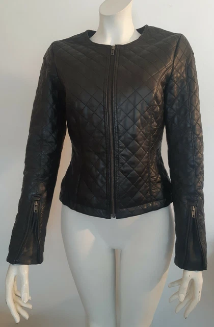 Veste Bomber Noire H&M Taille 10 - Occasion En Très Bon État