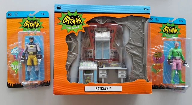MCFARLANE TOYS BATMAN Classic TV Series Batcave Playset and Riddler