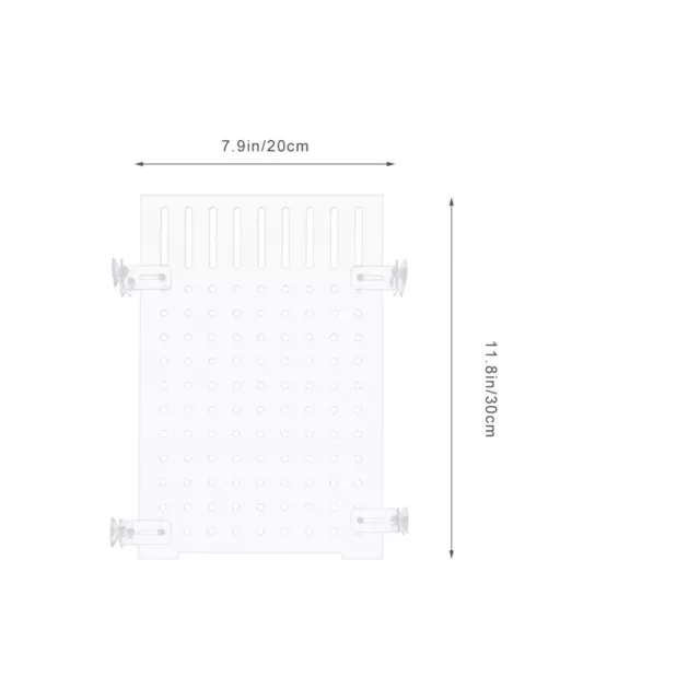 aquarium isolation board Suction Cup Divider Fish Tank Isolation Board Clear 3