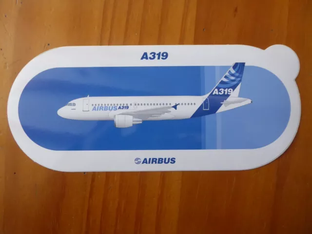 Autocollant Sticker Aufkleber Avion Airbus A319 Airliner Airlines