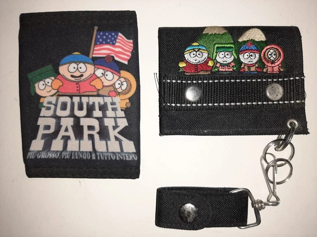 RARE ! SOUTH PARK Porte-feuilles Porte-monnaie LOT de 2 - Comedy Central Wallet