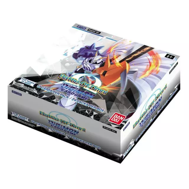 Box DIGIMON Card Game BT05 Battle of Omni - ENG - BOX 24 BUSTE - SIGILLATO