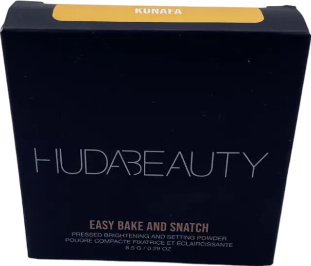 Huda Beauty Easy Bake And Snatch Pressed Brightening And Setting Powder Kunafa 8
