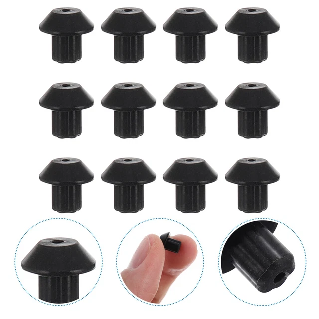 48PCS Gas Brenner Rost Teil Herd Rost Gummi Füße Kochfeld Rost Gummi Füße