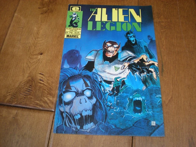 ALIEN LEGION #20 (1984 Series) MARVEL/EPIC COMIC 'Carl Potts' VF/NM