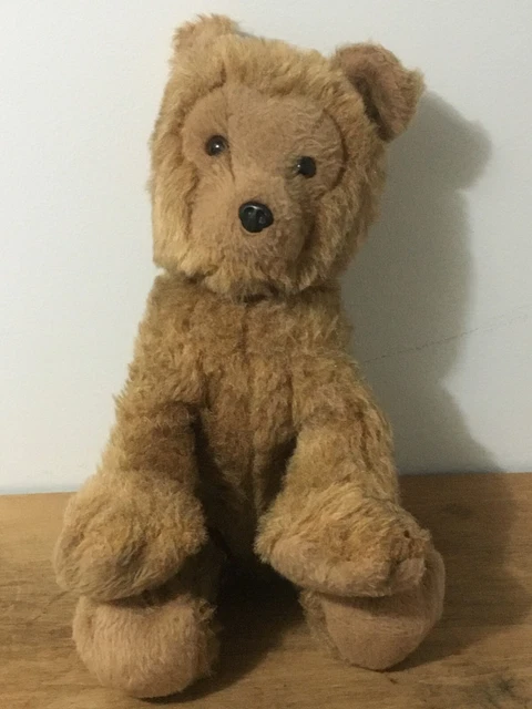 Dakin Pillow Pets 1976 Collectible - 16” Long Plush Brown Bear - Vintage Stuffed