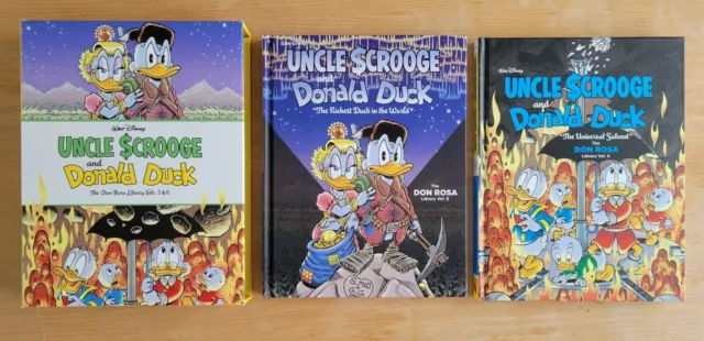 Uncle Scrooge And Donald Duck Don Rosa Library Box Set Volumes 5 6 Fantagraphics