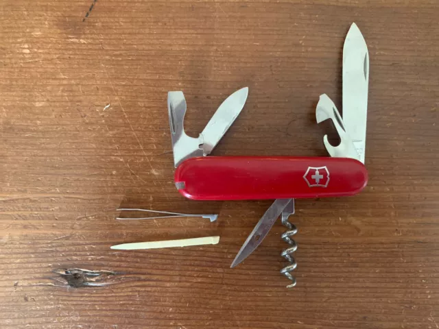 Used Victorinox Spartan 91mm Swiss Army Knife TSA - Good Pre-Owned Condition