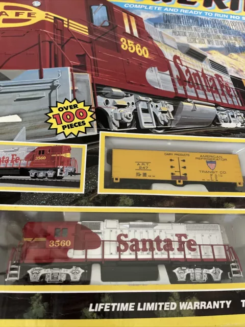Life Like Trains Rail Rider Electric Train Set Ho Scale Old Stock New In Box