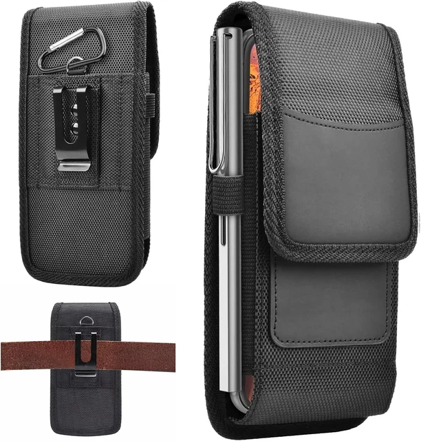 Custodia Marsupio LG Custodia Marsupio In Pelle Sintetica Con Clip Per Cintura - Per LG Stylo 4 E Altri Modelli | Nero Custodia IRhino Per Stylo - Foto 9