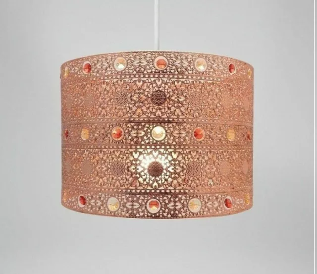 Chandelier Style Modern Ceiling Light Shade Droplet Pendant Acrylic Crystal Bead