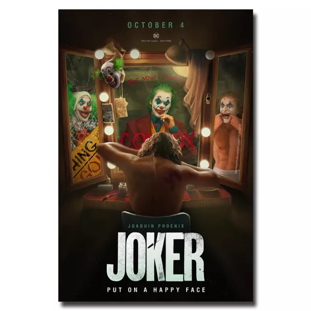 Joker Movie Poster Classic Film Art Picture Print Bedroom Wall Decoration
