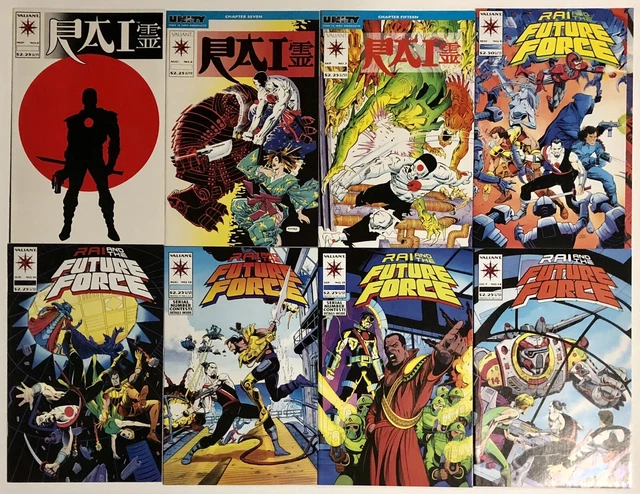RAI #0 (KEY 1st Bloodshot) #6 7 9 10 12 13 14 VF-NM Set 1992 Valiant Comics Lot