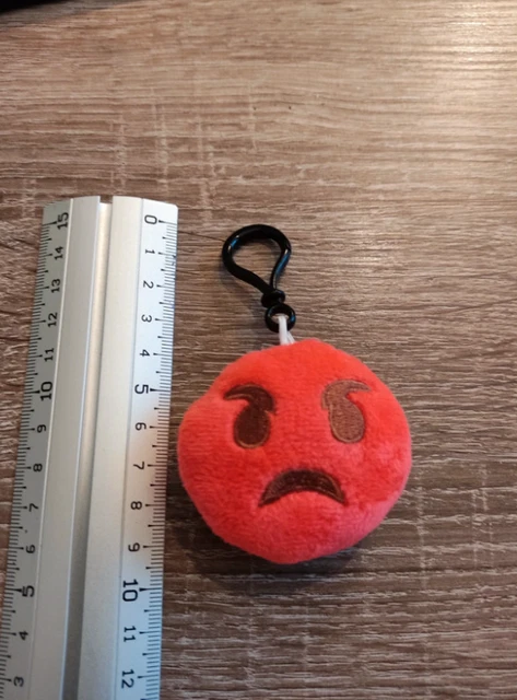 Bijou de Sac ou de Téléphone Peluche Rouge en Colère -  Bijoux des Lys