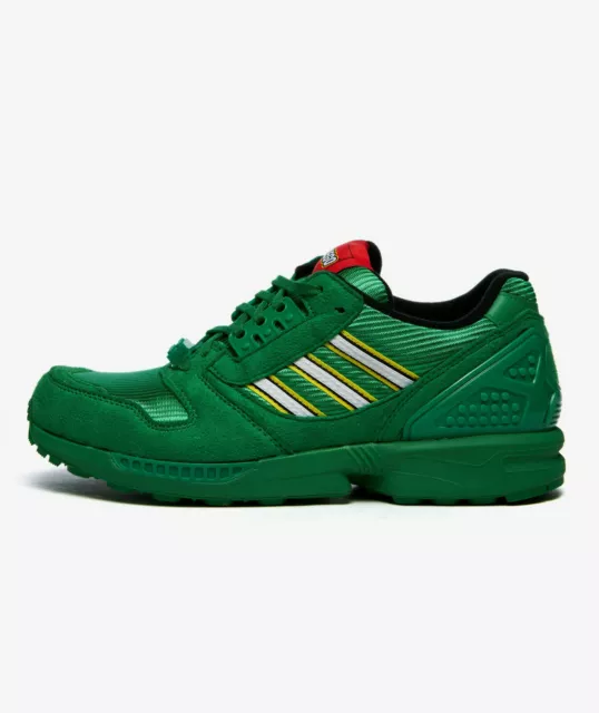 Adidas ZX 8000 Lego grün FY7082 - Größe 45 1/3 US 11 UK 10,5 neu und ovp