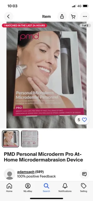 PMD Personal Microderm Pro At-Home Microdermabrasion Device