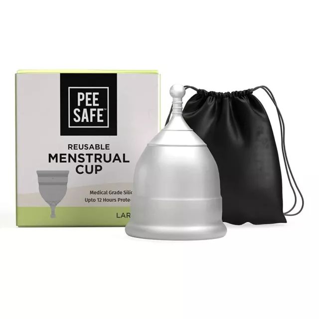 Copas menstruales PEESAFE para mujeres | Tamaño pequeño mediano con bolsa...