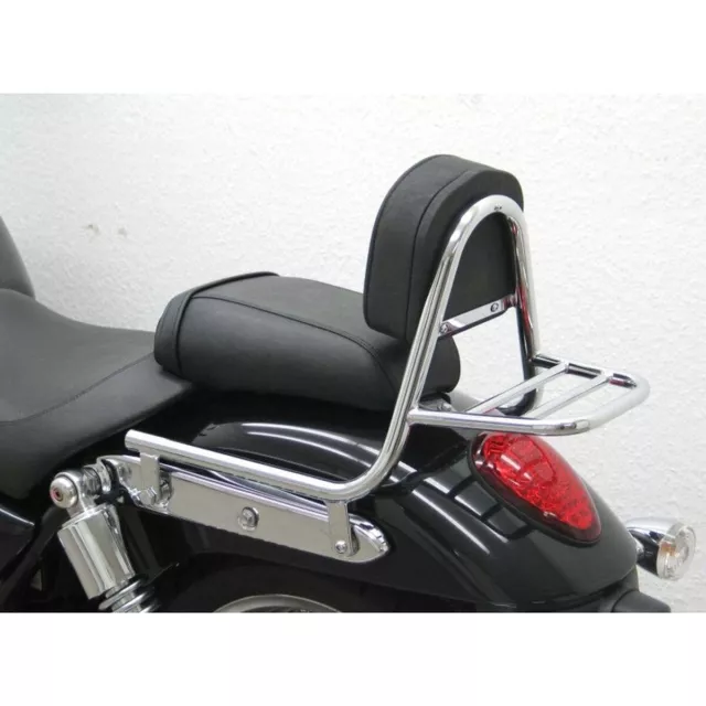 Sissy BAR Dos Avec Porte-Bagages Chrome Thunderbird 1700 Storm 2011-2012