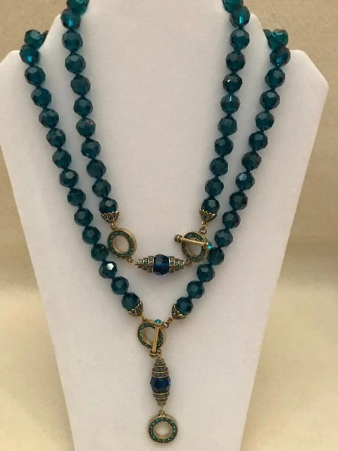 Heidi Daus ~Let Me Count The Ways~ Convertible 2-Piece Necklace(s)