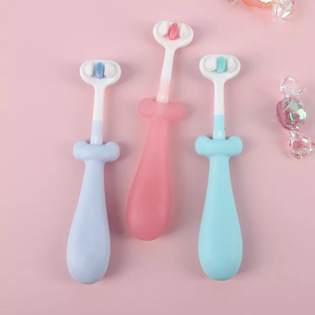 3 Pcs Children's Toothbrush Tpe Toddler for Soft Bristles Kid