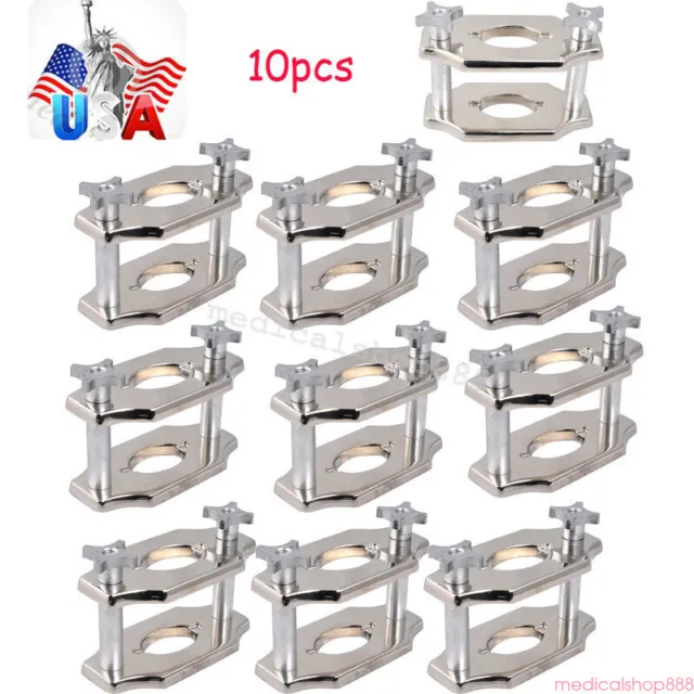 10PCS Dental supplies Reline Jig Single Compress Press Plate Lab Equipment USA