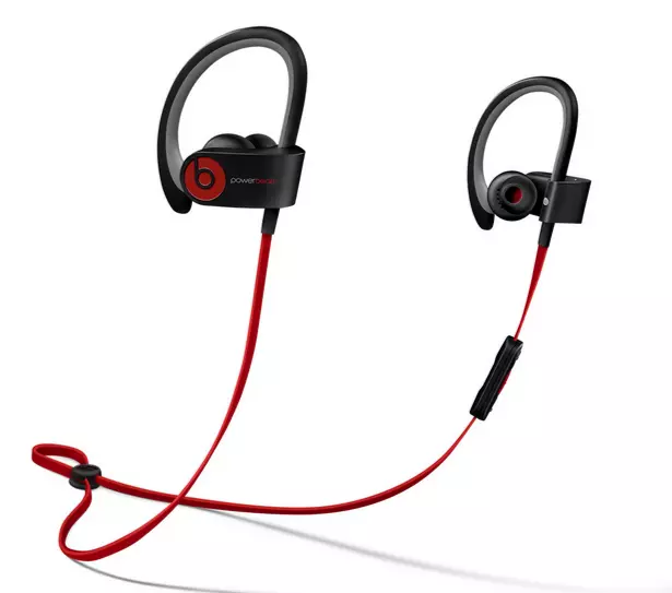 Beats By Dre Powerbeats 2 Wireless BK In-Ear Kopfhörer, schwarz/rot