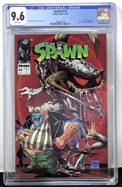 Image Comics Spawn 14 Cgc 9.6 App Of Violator With Spawn Pin Up By Tony Harris
