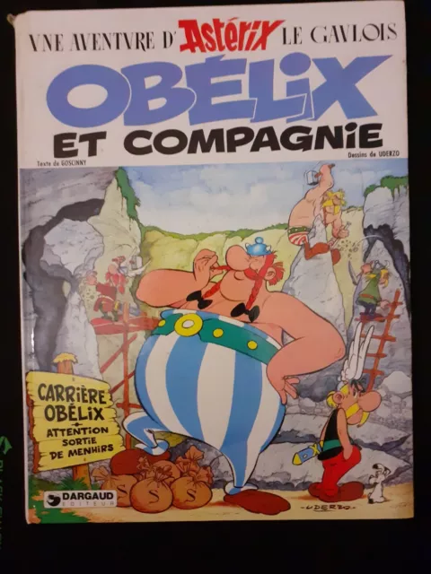 Uderzo Goscinny Asterix Obelix Et Compagnie  Eo 1976 Dargaud Superbe Etat