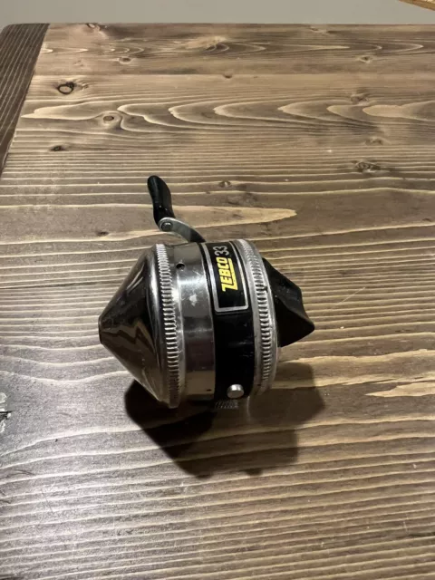 VINTAGE ZEBCO SPINNER 33 Fishing Reel One Rivet Metal Foot $18.50 - PicClick